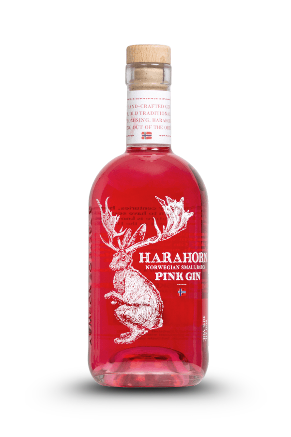 Harahorn Pink Gin (40 %) – ružový gin